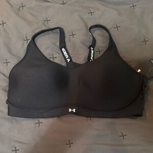 Under Armour Women's Midnight Black Sports Bra